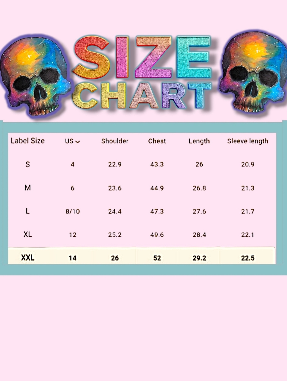 Women's Skull Pattern Printed Casual Fleece-Lined Pullover Hoodie in Gray Sz XXL - Picture 11 of 13